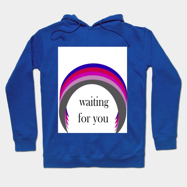 05-Rainbow, waiting for you Hoodie by S.A.M1